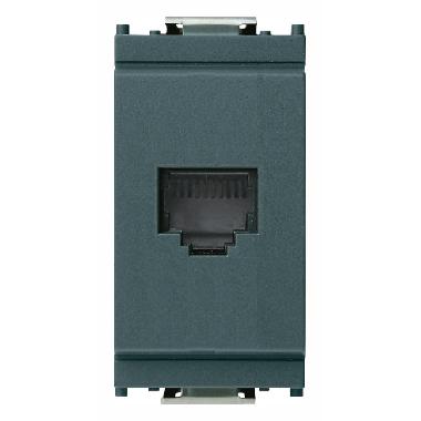 Vimar 16335 Idea Presa RJ11 6/4 grigio product photo Photo 01 3XL