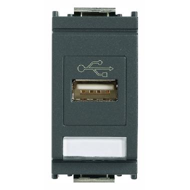 Vimar 16368 Idea Presa USB grigio product photo Photo 01 3XL