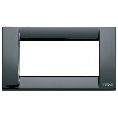Idea Placca Classica 4M nero product photo Photo 01 3XL