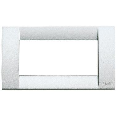 Vimar 16734.21 Idea Placca Classica 4M argento metall. product photo Photo 01 3XL