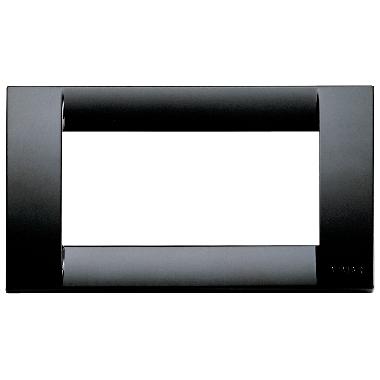 Vimar 16744.16 Idea Placca Classica 4M nero product photo Photo 01 3XL