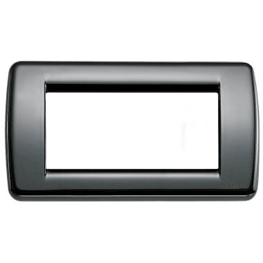 Idea Placca Rondò 4M nero product photo Photo 01 3XL