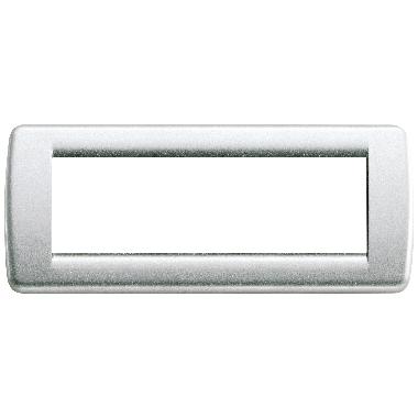 Vimar 16756.21 Idea Placca Rondò 6M argento metall. product photo Photo 01 3XL