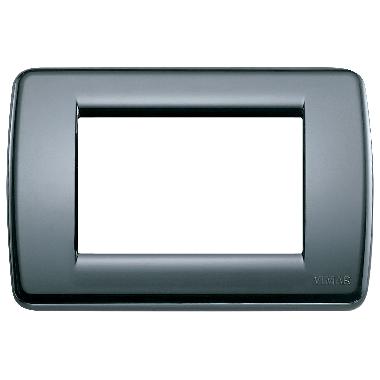 Vimar 16763.15 Idea Placca Rondò 3M grigio grafite product photo Photo 01 3XL