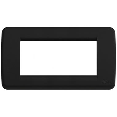 Idea Placca Rond&ograve; 4M Silk nero product photo Photo 01 3XL