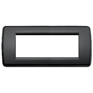 Vimar 16765.16 Idea Placca Rondò 5M nero product photo Photo 01 3XL