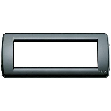 Vimar 16766.16 Idea Placca Rondò 6M nero product photo Photo 01 3XL