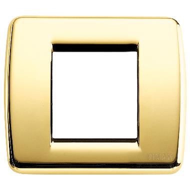 Vimar 17093.32 Idea Placca Rondò 1-2M oro lucido product photo Photo 01 3XL
