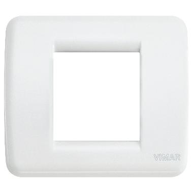 Vimar 17098.01 Idea Placca Rondò 1-2M bianco brill. product photo Photo 01 3XL