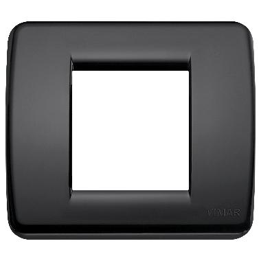 Vimar 17098.16 Idea Placca Rondò 1-2M nero product photo Photo 01 3XL