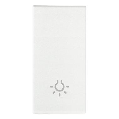 Vimar Arké 19021.L.B Tasto 1M simbolo luce bianco product photo Photo 01 3XL