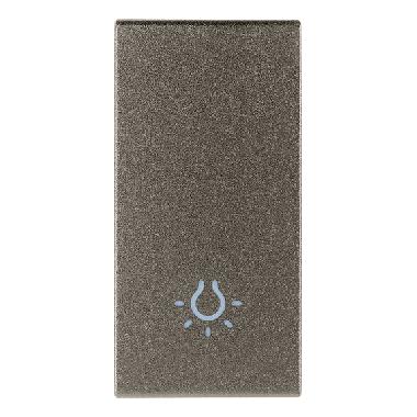 Vimar Arké 19021.L.M Tasto 1M simbolo luce Metal product photo Photo 01 3XL