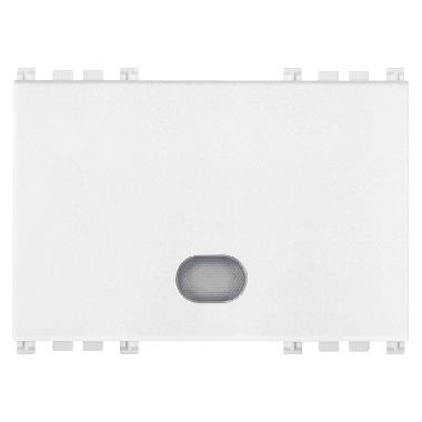Vimar Arké 19028.B Tasto 3M con diffusore bianco product photo Photo 01 3XL