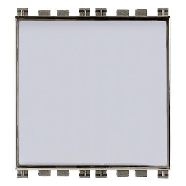 Vimar Arké 19050.M Pulsante targhetta 1P NO 10A Metal product photo Photo 01 3XL