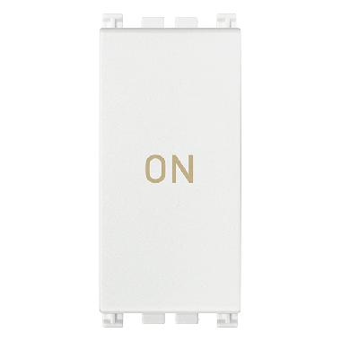 Vimar Arké 19056.34.B Pulsante 1P NO+NC 10A simbolo ON bianco product photo Photo 01 3XL