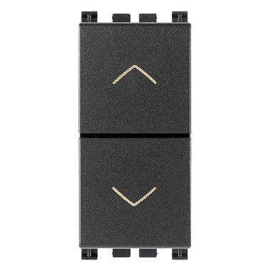 Vimar Arké 19062 Due pulsanti interblocc.NO+NO 10A grigio product photo Photo 01 3XL