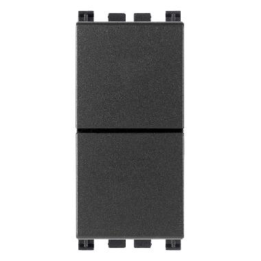 Vimar Arké 19066 Due pulsanti indipend. NO+NO 10A grigio product photo Photo 01 3XL