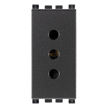 Vimar Arké 19201 Presa 2P+T 10A P11 grigio product photo Photo 01 3XL