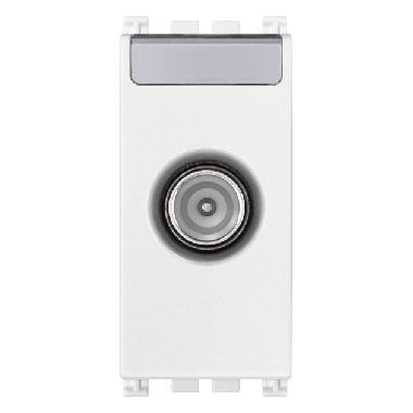 Vimar Arké 19300.10.B Presa TV-RD-SAT passante bianco product photo Photo 01 3XL