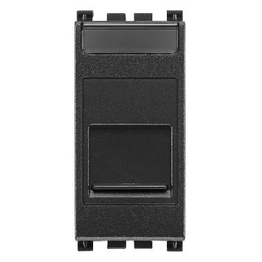 Vimar Arké 19337.6 Presa RJ45 Cat6 UTP con portello grigio product photo Photo 01 3XL