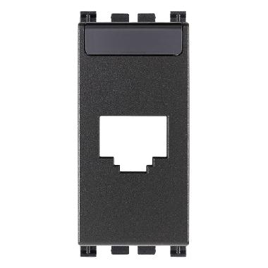 Vimar Arké 19338.C Adattatore RJ45 AMP Avaya grigio product photo Photo 01 3XL