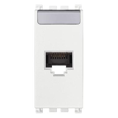 Vimar Ark&eacute; 19339.11.B Presa RJ45 Netsafe Cat5e UTP bianco product photo Photo 01 3XL