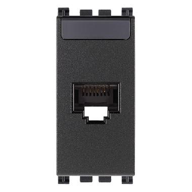 Vimar Arké 19339.11 Presa RJ45 Netsafe Cat5e UTP grigio product photo Photo 01 3XL