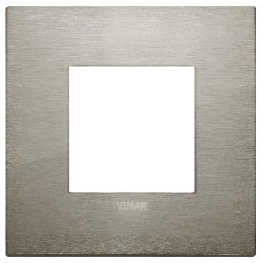Vimar Arké 19642.08 Placca Classic 2M acciaio spazzolato product photo Photo 01 3XL