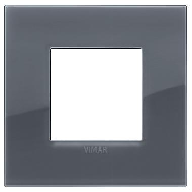 Vimar Arké 19642.61 Placca Classic 2M Reflex grigio fumè product photo Photo 01 3XL