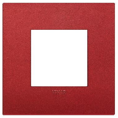 Vimar Arké 19642.75 Placca Classic 2M rosso matt product photo Photo 01 3XL
