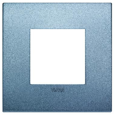 Vimar Arké 19642.76 Placca Classic 2M blu matt product photo Photo 01 3XL
