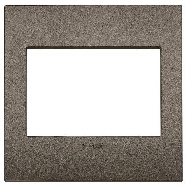 Vimar Arké 19648.80 Placca Classic 3M BS Metal product photo Photo 01 3XL