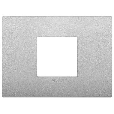 Vimar Ark&eacute; 19652.79 Placca Classic 2M centrali silver matt product photo Photo 01 3XL