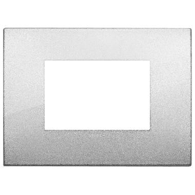 Vimar Arké 19653.03 Placca Classic 3M argento product photo Photo 01 3XL