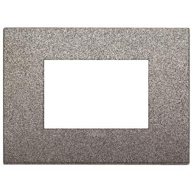 Vimar Arké 19653.04 Placca Classic 3M titanio matt product photo Photo 01 3XL