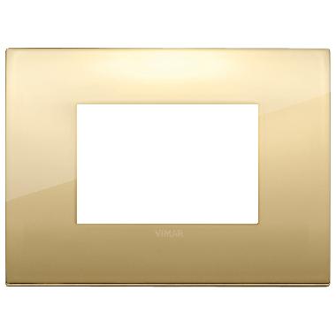 Vimar Ark&eacute; 19653.07 Placca Classic 3M oro product photo Photo 01 3XL