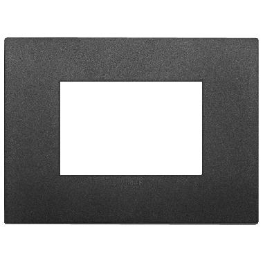 Vimar Arké 19653.71 Placca Classic 3M nero product photo Photo 01 3XL