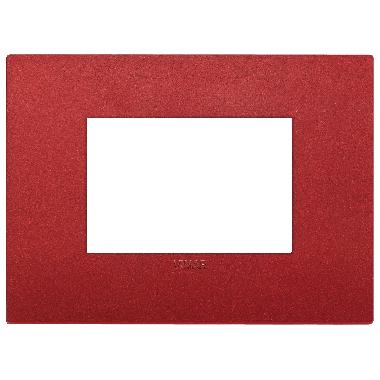 Vimar Arké 19653.75 Placca Classic 3M rosso matt product photo Photo 01 3XL