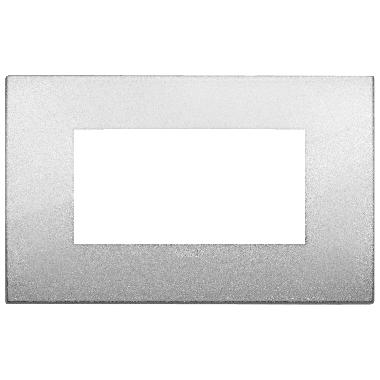 Vimar Arké 19654.03 Placca Classic 4M argento product photo Photo 01 3XL