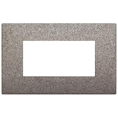 Vimar Arké 19654.04 Placca Classic 4M titanio matt product photo Photo 01 3XL