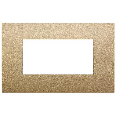 Vimar Arké 19654.78 Placca Classic 4M oro matt product photo Photo 01 3XL