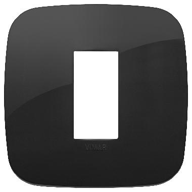 Vimar Arké 19671.81 Placca Round 1M nero product photo Photo 01 3XL