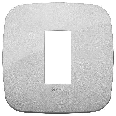 Vimar Arké 19671.89 Placca Round 1M silver product photo Photo 01 3XL