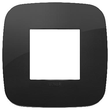 Vimar Arké 19672.81 Placca Round 2M nero product photo Photo 01 3XL