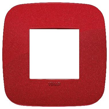 Vimar Arké 19672.85 Placca Round 2M rosso product photo Photo 01 3XL