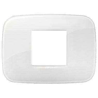 Vimar Arké 19682.66 Placca Round 2M centrali Reflex ghiaccio product photo Photo 01 3XL