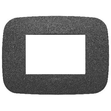 Vimar Arké 19683.21 Placca Round 3M grafite matt product photo Photo 01 3XL