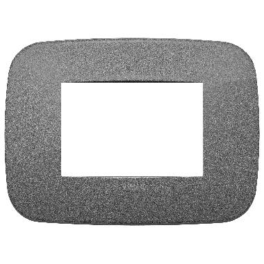 Vimar Arké 19683.22 Placca Round 3M ardesia product photo Photo 01 3XL