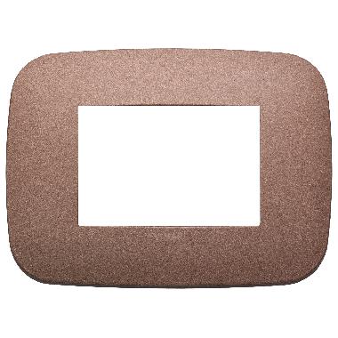 Vimar Ark&eacute; 19683.24 Placca Round 3M bronzo matt product photo Photo 01 3XL