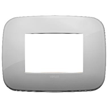 Vimar Arké 19683.28 Placca Round 3M cromo product photo Photo 01 3XL